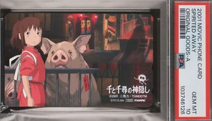 Tarjeta telefónica PSA 10 Spirited Away 2001 Movic Studio Ghibli anime japonés NTT - Imagen 1 de 2
