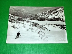 Cartolina F. D. Alta Val Parma - Sciatori nell' Imbuto del Marmagna 1968. - Foto 1 di 1