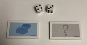 2006 Monopoly Here & Now Game Replacement Pieces Parts - Dice, Chest & Chance - Picture 1 of 8