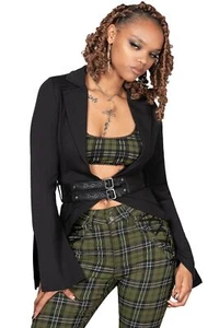 KILLSTAR Blazer - Wildish Haven Gürtelriemen Jacke Goth Gothic Alternative - Bild 1 von 63