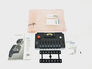 FESTO CPV14-GE-DN2-8 ELECTRICAL INTERFACE 16-INPUT 24VDC SOLENOID VALVE 525878 - Picture 1 of 4