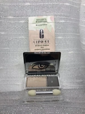 Clinique All About Shadow Duo - 06 Neutral Territory Full Size NIB  - Image 1 of 4