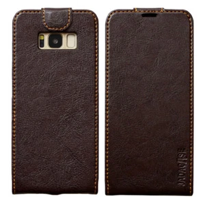 Leder Schutzhülle für Samsung A5 S7 S8 S9 Huawei P8 P10 P20 Apple iPhone 7 8 X - Picture 1 of 12