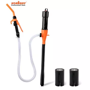 Deluxe Liquid Transfer Siphon Pump Battery Powered Gas Oil Water Fish Tank NEW - Picture 1 of 10
