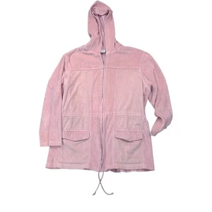 Vintage Beverly Hills Polo Club Full Zip Sweater Pink Woman's L - Picture 1 of 6