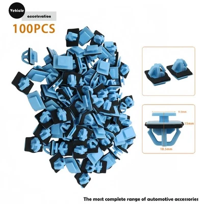 100 piezas clips de moldura de retenedor de panel basculante sujetador para Kia Hyundai 87756-1F00 Foto 1 de 4
