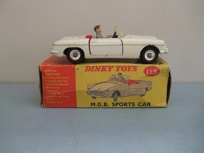Dinky - Toys  113 MGB Sports car BOXED - Image 1 of 4