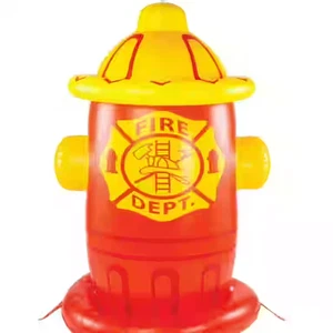BigMouth Inc Giant Inflatable Fire Hydrant Backyard Water Sprinkler 6 Ft Tall - Picture 1 of 1