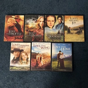 Love Comes Softly Series DVD Lot Of 7 Janette Oke Love Takes Wing Abiding Joy - Picture 1 of 23