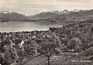 Schweiz - WÄDENSWIL (ZH) Totalansicht - POSTKARTENGRÖSSE 15 cm x 10 cm - Picture 1 of 2
