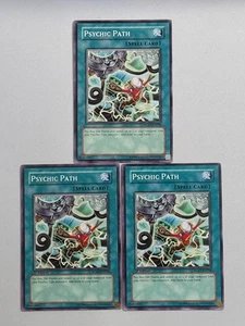 YuGiOh TCG 2 x 1st Edition 1 x Unlimited Psychic Path RGBT-EN058 Common NM - Picture 1 of 14