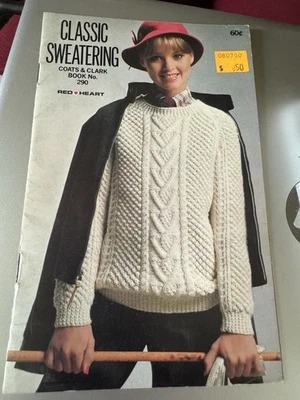 VTG COATS & CLARK BKLT #290-CLASSIC SWEATERING - Image 1 of 3