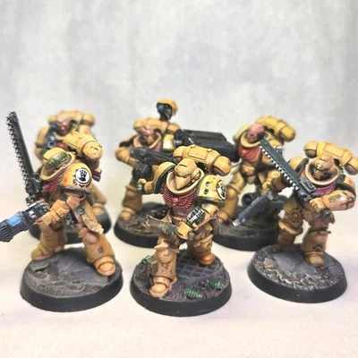Puños Imperiales Marines Espaciales Warhammer 40k Ángeles de la Muerte Killteam Pintado x6 Foto 1 de 4
