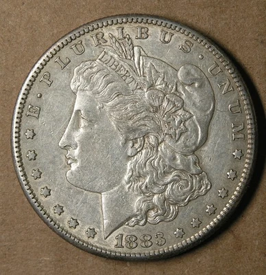 $1 Morgan Dollar 1883-S XF-AU Scarce San Francisco Mint BEAUTY! * AvenueCoin - Image 1 of 2