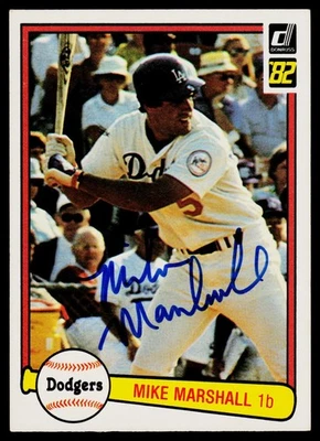 Donruss Mike Marshall 1982 en persona radiocontrol automático LA Dodgers #562 Foto 1 de 2