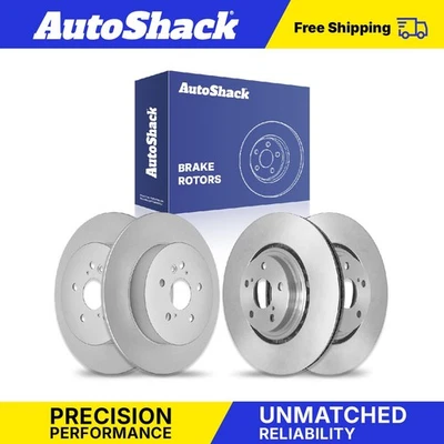 Front Rear Brake Rotors Set for 2008-2013 Toyota Highlander 2.7L 3.3L 3.5L Foto 1 de 4