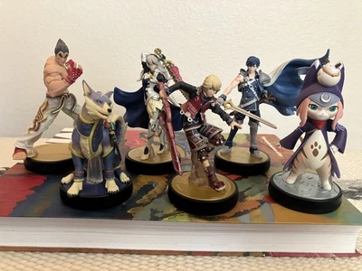 Lote 6x Amiibo Fire Emblem, Xenoblade, Tekken, Monster Hunter Cromo Corrin etc.  Foto 1 de 4