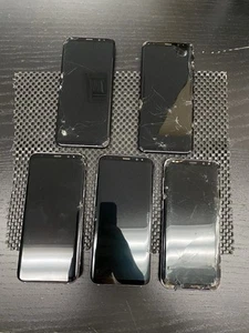 Lot Of 5 Samsung Galaxy S8 + Plus FOR PARTS/REPAIR DOA NO BATT D1 - Picture 1 of 11