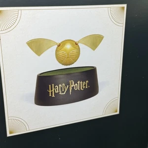 Harry Potter Levitating Golden Snitch Collectible W/Base and Book Running Press  - Picture 1 of 5