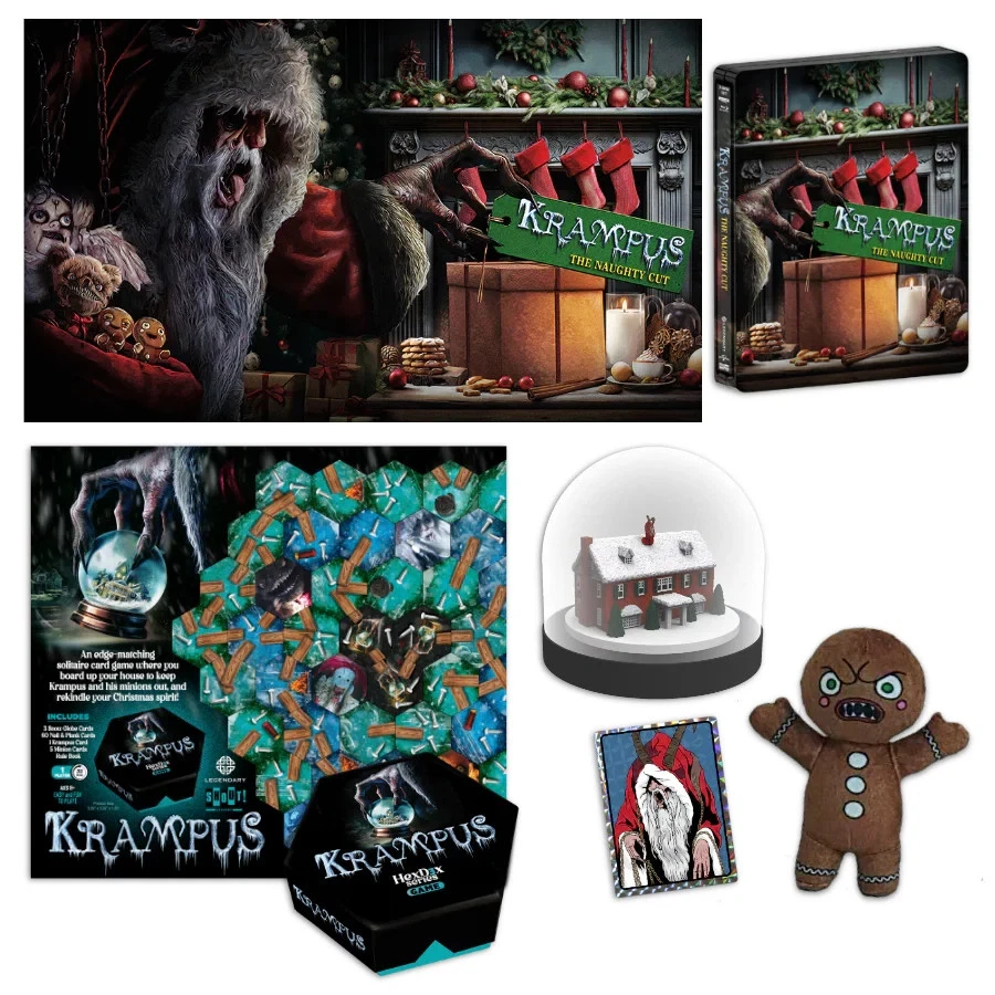 KRAMPUS (STEELBOOK 4K Ultra HD +Blu-ray + POSTER +HEX DECK +PLUSHIE +SNOWGLOBE) - Image 1 of 1