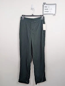 NEU A New Day Samthose mit hohem Bund und geradem Bein grün Größe 2 - Bild 1 von 5