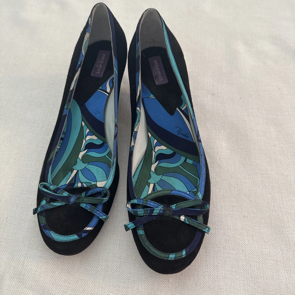 Tacones de gatito Emilio Pucci con lazo 8,5 Foto 1 de 4