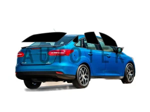PreCut All Sides Window Film Any Tint Shade For Ford Focus Sedan 2012-2019 - Picture 1 of 11
