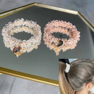 Haargummi Haarschmuck Haarband Kopfschmuck Accessoire Zopfgummi Schmuckstein - Bild 1 von 11