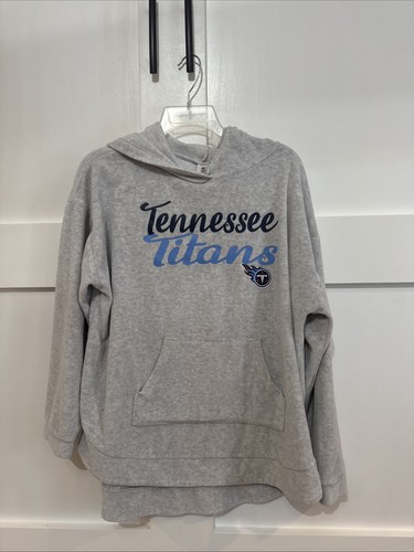 VETEMENTS Felpa con cappuccio Tennessee Titans donna XL grigio pullover maglione NFL abbigliamento squadra