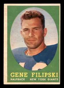 Gene Filipski 1958 Topps 1958 No 1 EX + 22679 - Bild 1 von 2