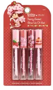 Nuevo en paquete Strawberry Shortcake Berry Sweet Lip Oil Set. Viene en un paquete de 4 - Imagen 1 de 1