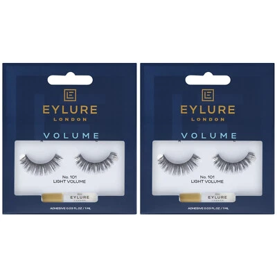 EYLURE Reusable Strip Eyelashes VOLUME / DRAMATIC With Glue - 2 Pairs - Image 1 of 4