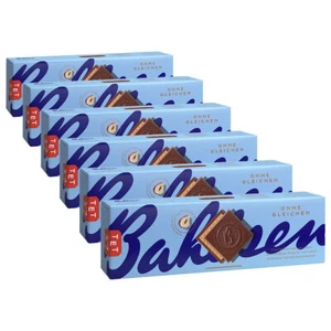 Bahlsen Waffeletten Vollmilch mit Schokolade überzogen 100g 6er Pack - Picture 1 of 1