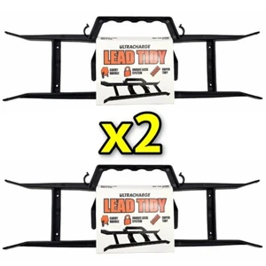 Ultracharge Extension Lead Tidy x2 Cord Holder Cable Storage Organiser Rack - Picture 1 of 4