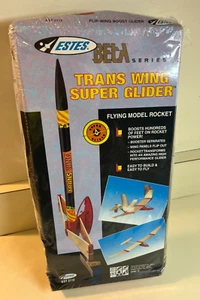 New Old Stock- Estes Beta Series Trans Wing Super Glider #2112, Damaged Box READ - Picture 1 of 7