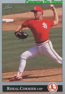 469 RHEAL CORMIER ST. LOUIS CARDINALS BASEBALL CARD LEAF 1992 - Picture 1 of 1