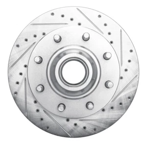 Disc Brake Rotor-Brake Rotor - Drilled And Slotted - Silver DFC 631-48021R - Picture 1 of 5