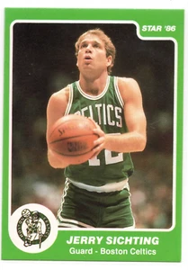Jerry Sichting Boston Celtics 1986 Star Company #100 Green Border - Picture 1 of 2