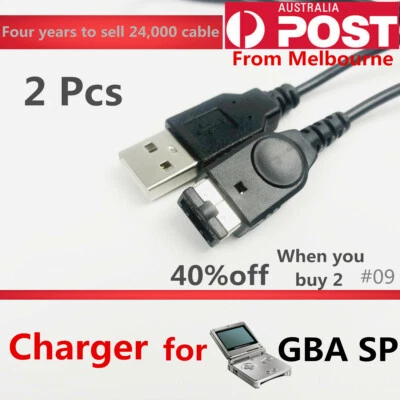 USB Charger Cable for Nintendo Game Boy Advance SP – Charging Power Cord - Image 1 of 2