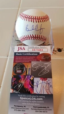 BRENDAN RODGERS signed OML baseball JSA COA ROCKIES - Image 1 of 2