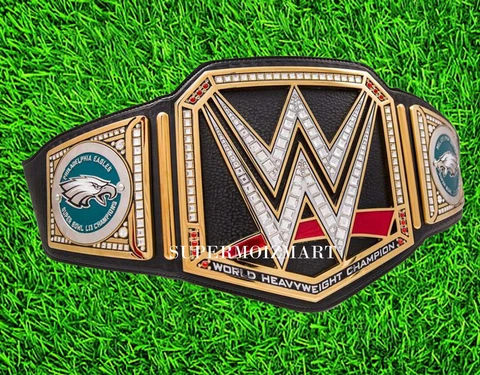 Philadelphia Eagles Super bowl Championship Belt American Football NFL 4mm Brass Cover