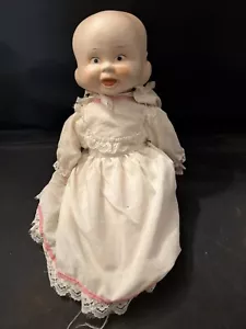Vintage Three Faces of Eve Porzellan 13" Puppe drehbarer Kopf - einzigartig selten - Bild 1 von 4