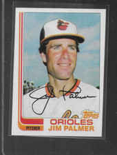 1982 TOPPS # 80 JIM PALMER NICE CARD