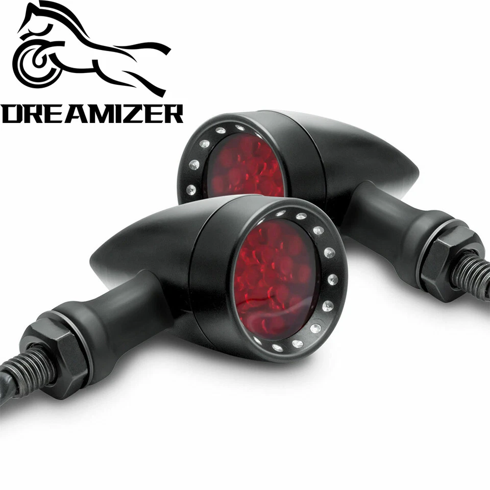 Luces traseras de freno LED de señalización de giro para motocicleta para Harley Sportster XL 1200 883 Foto 1 de 4