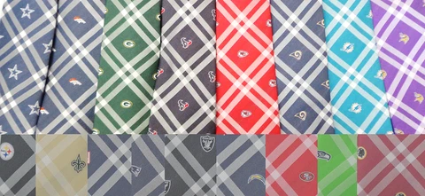 NFL Men's Rhodes Neck Tie Polyester By Eagle Wings Cover
