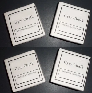 4 X BLOCKS OF LIFTING CHALK - Gym - Climbing Weight - Crossfit - Cubes - Blocks - Picture 1 of 1
