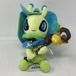 Pokemon Center Halloween Pumpkin Parade 2019 Celebi Plush 8” With Tag - Picture 1 of 7