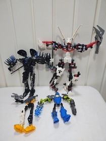 LEGO Hero Factory Witch Doctor Von Nebula Surge Toa Hew Kii Inika Incomplete 