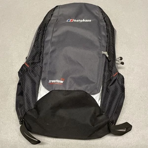 Berghaus Backpack Rucksack Freeflow 20 Litre Black Grey Bag Rain Cover VGC - Picture 1 of 10