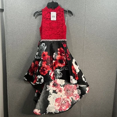 Speechless Girls' High-Low Sleeveless Party Dress Size 7 - Image 1 of 4